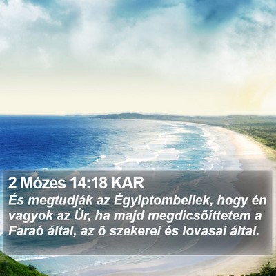 2 Mózes 14:18 KAR Bible Verse Image