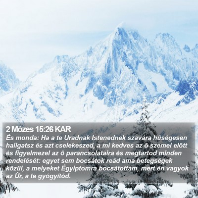 2 Mózes 15:26 KAR Bible Verse Image