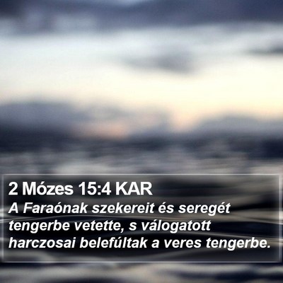 2 Mózes 15:4 KAR Bible Verse Image