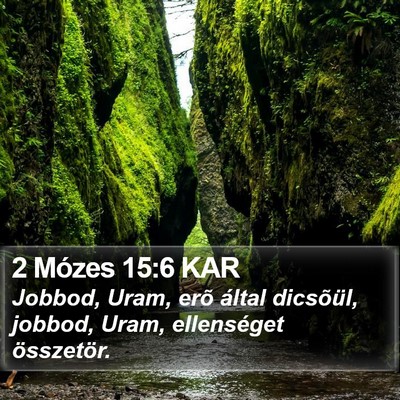 2 Mózes 15:6 KAR Bible Verse Image