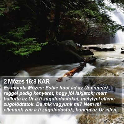 2 Mózes 16:8 KAR Bible Verse Image