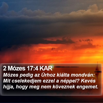 2 Mózes 17:4 KAR Bible Verse Image