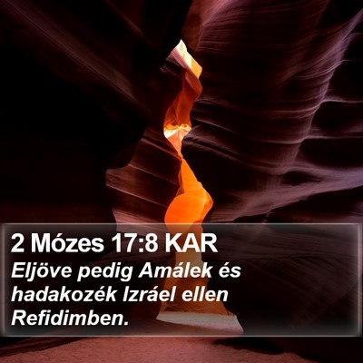 2 Mózes 17:8 KAR Bible Verse Image