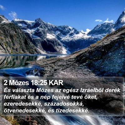 2 Mózes 18:25 KAR Bible Verse Image