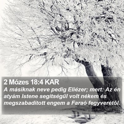 2 Mózes 18:4 KAR Bible Verse Image