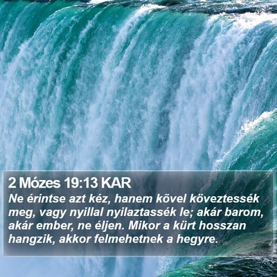 2 Mózes 19:13 KAR Bible Verse Image