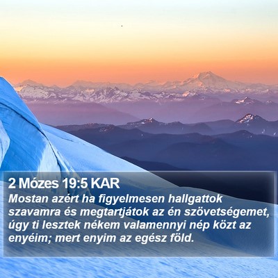 2 Mózes 19:5 KAR Bible Verse Image
