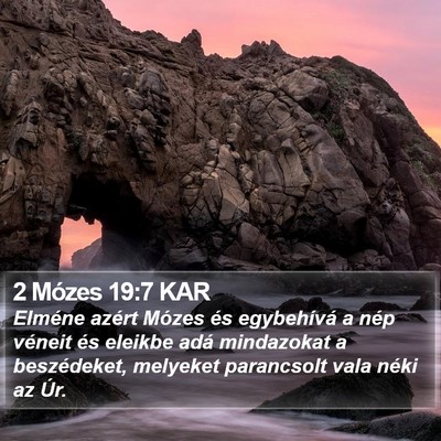 2 Mózes 19:7 KAR Bible Verse Image