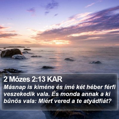 2 Mózes 2:13 KAR Bible Verse Image