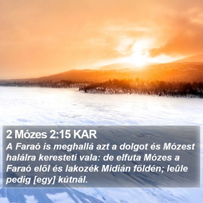 2 Mózes 2:15 KAR Bible Verse Image