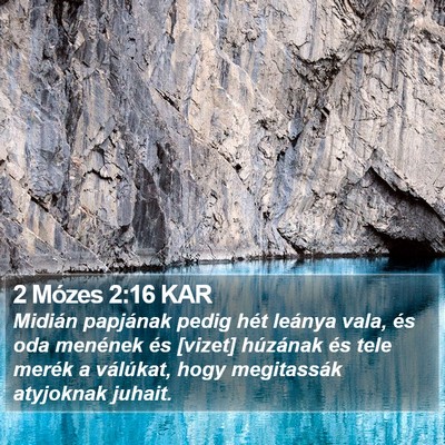 2 Mózes 2:16 KAR Bible Verse Image