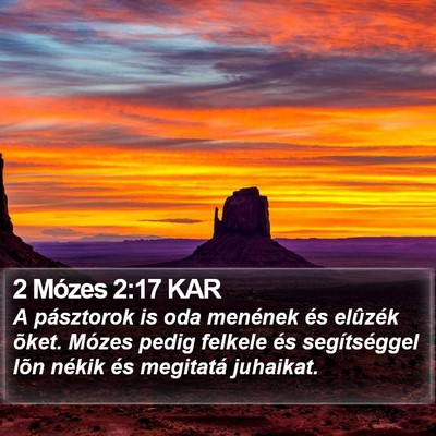 2 Mózes 2:17 KAR Bible Verse Image