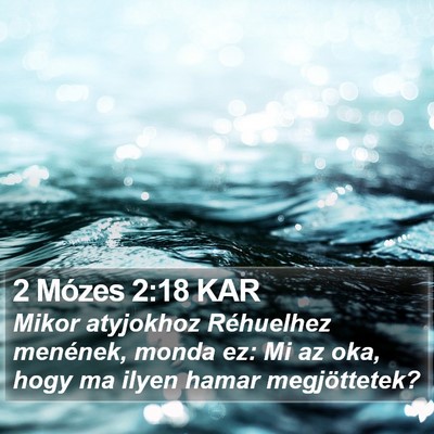 2 Mózes 2:18 KAR Bible Verse Image