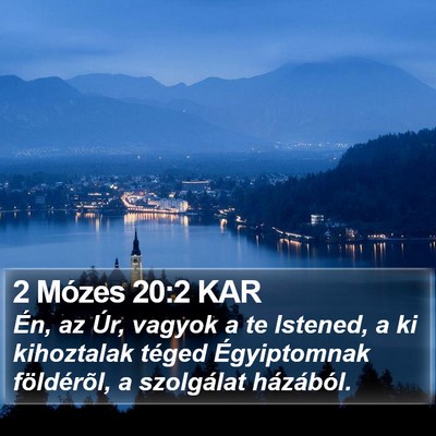 2 Mózes 20:2 KAR Bible Verse Image