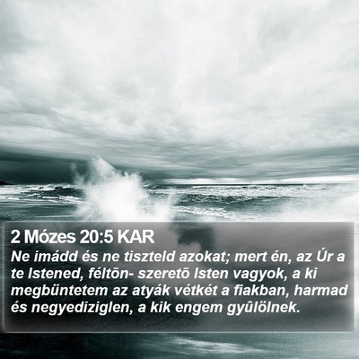 2 Mózes 20:5 KAR Bible Verse Image