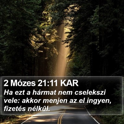 2 Mózes 21:11 KAR Bible Verse Image