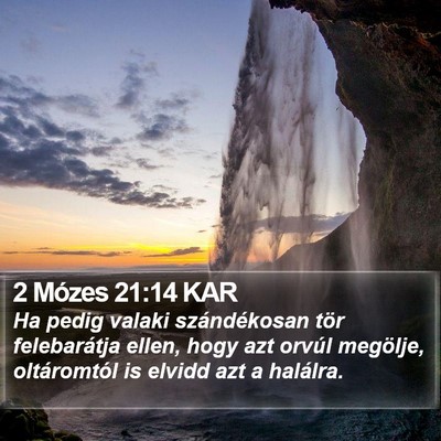 2 Mózes 21:14 KAR Bible Verse Image