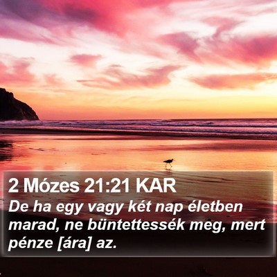 2 Mózes 21:21 KAR Bible Verse Image