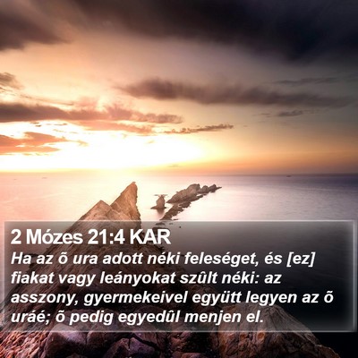 2 Mózes 21:4 KAR Bible Verse Image