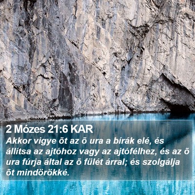 2 Mózes 21:6 KAR Bible Verse Image