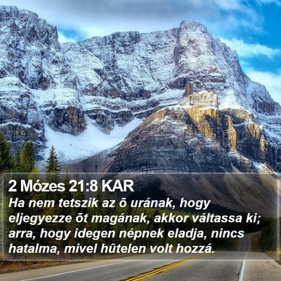 2 Mózes 21:8 KAR Bible Verse Image