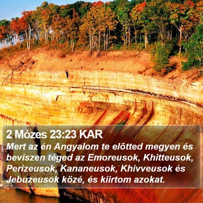 2 Mózes 23:23 KAR Bible Verse Image