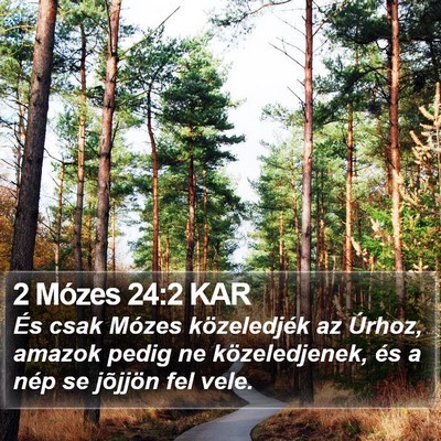 2 Mózes 24:2 KAR Bible Verse Image