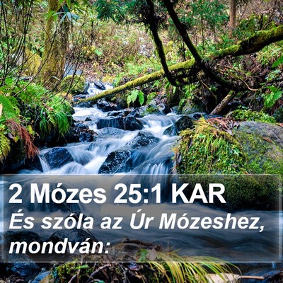 2 Mózes 25:1 KAR Bible Verse Image