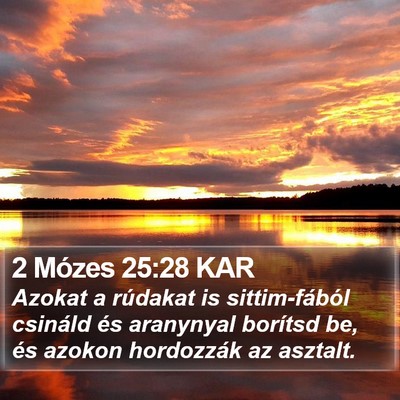 2 Mózes 25:28 KAR Bible Verse Image