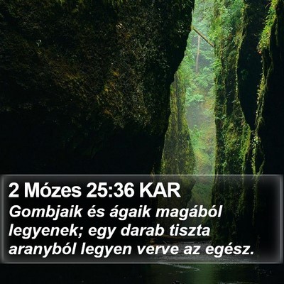 2 Mózes 25:36 KAR Bible Verse Image