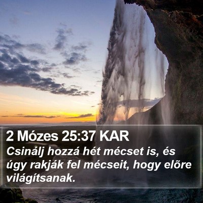 2 Mózes 25:37 KAR Bible Verse Image