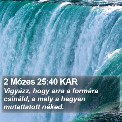 2 Mózes 25:40 KAR Bible Verse Image