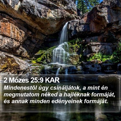 2 Mózes 25:9 KAR Bible Verse Image