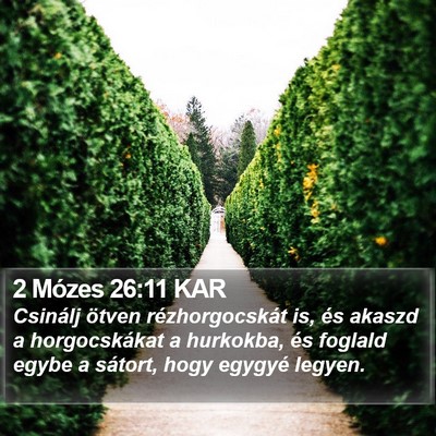 2 Mózes 26:11 KAR Bible Verse Image