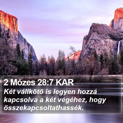 2 Mózes 28:7 KAR Bible Verse Image