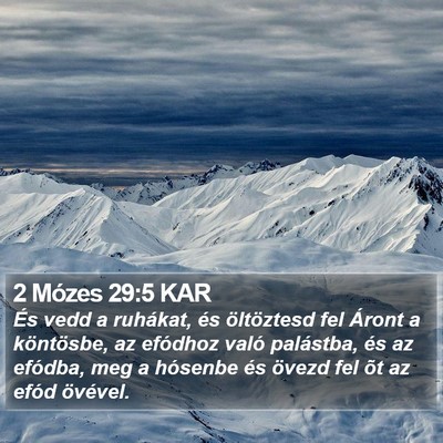 2 Mózes 29:5 KAR Bible Verse Image