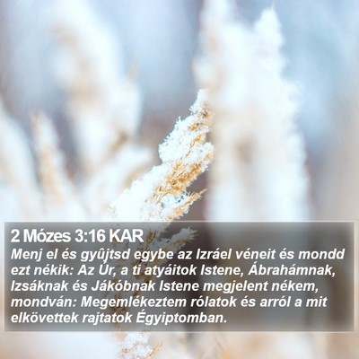 2 Mózes 3:16 KAR Bible Verse Image