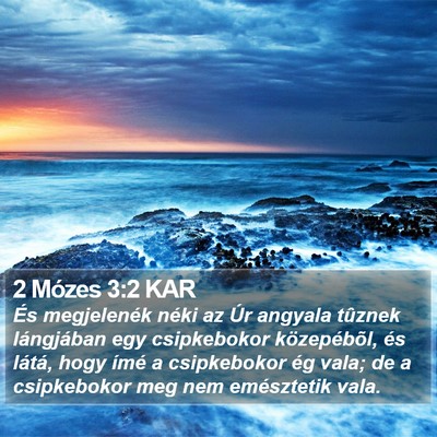 2 Mózes 3:2 KAR Bible Verse Image