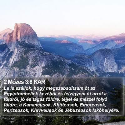 2 Mózes 3:8 KAR Bible Verse Image