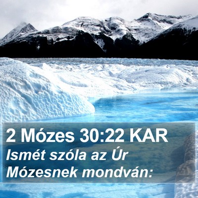 2 Mózes 30:22 KAR Bible Verse Image