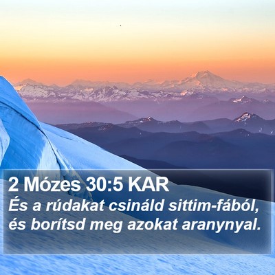 2 Mózes 30:5 KAR Bible Verse Image