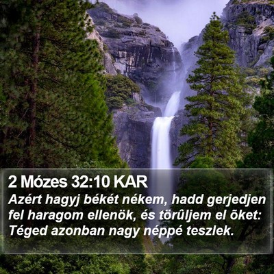 2 Mózes 32:10 KAR Bible Verse Image