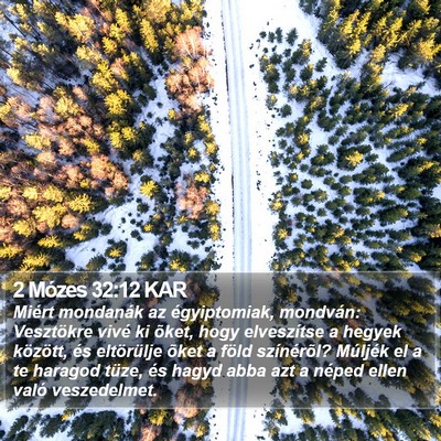 2 Mózes 32:12 KAR Bible Verse Image