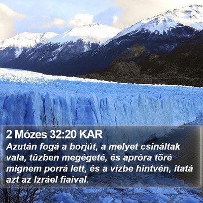 2 Mózes 32:20 KAR Bible Verse Image