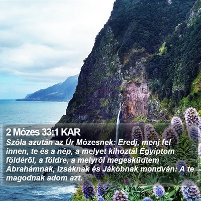 2 Mózes 33:1 KAR Bible Verse Image