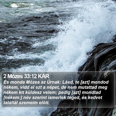 2 Mózes 33:12 KAR Bible Verse Image