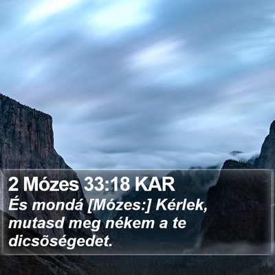 2 Mózes 33:18 KAR Bible Verse Image