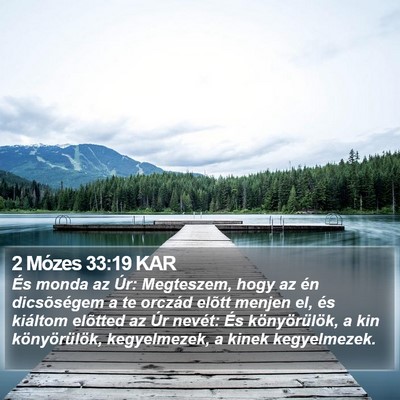 2 Mózes 33:19 KAR Bible Verse Image
