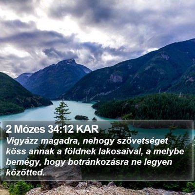 2 Mózes 34:12 KAR Bible Verse Image