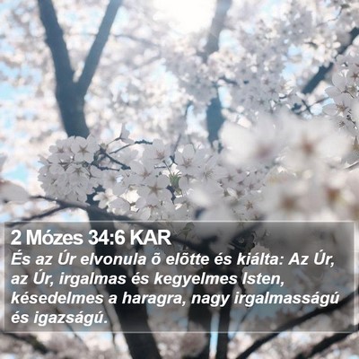 2 Mózes 34:6 KAR Bible Verse Image